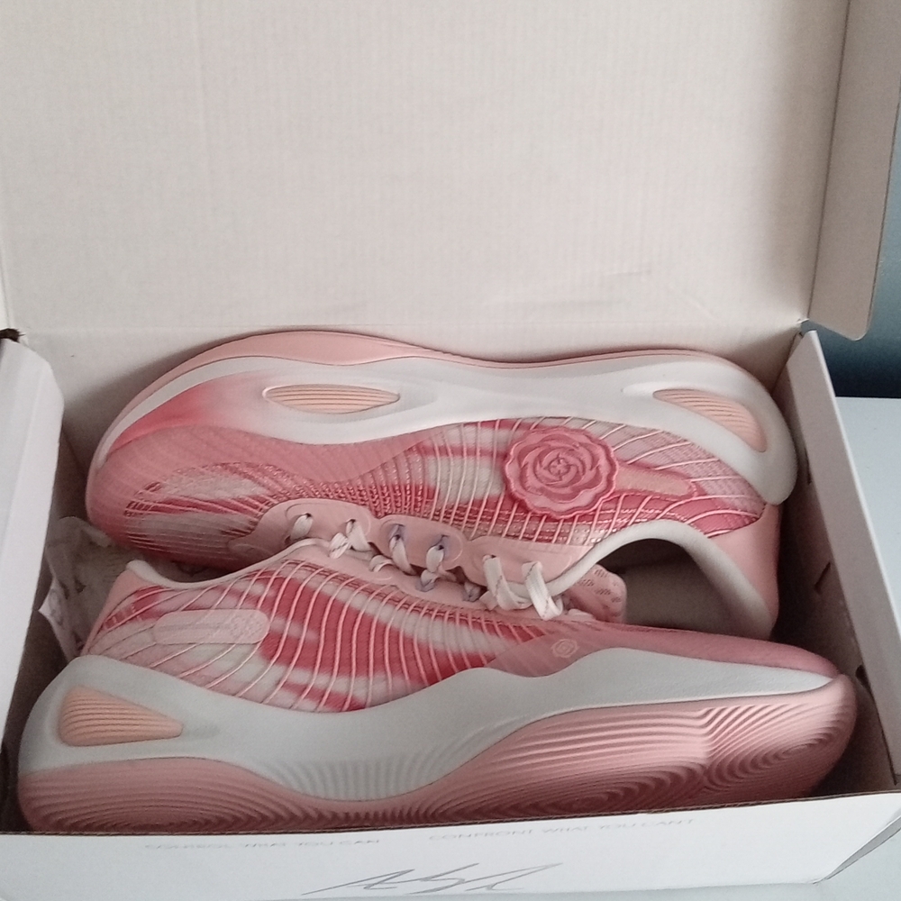 Rigorer Austin Reaves AR1 Valentine Day Basketball Shoe Pink White Z323360104-11
